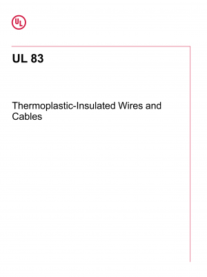UL 83 PDF UL 83 PDF